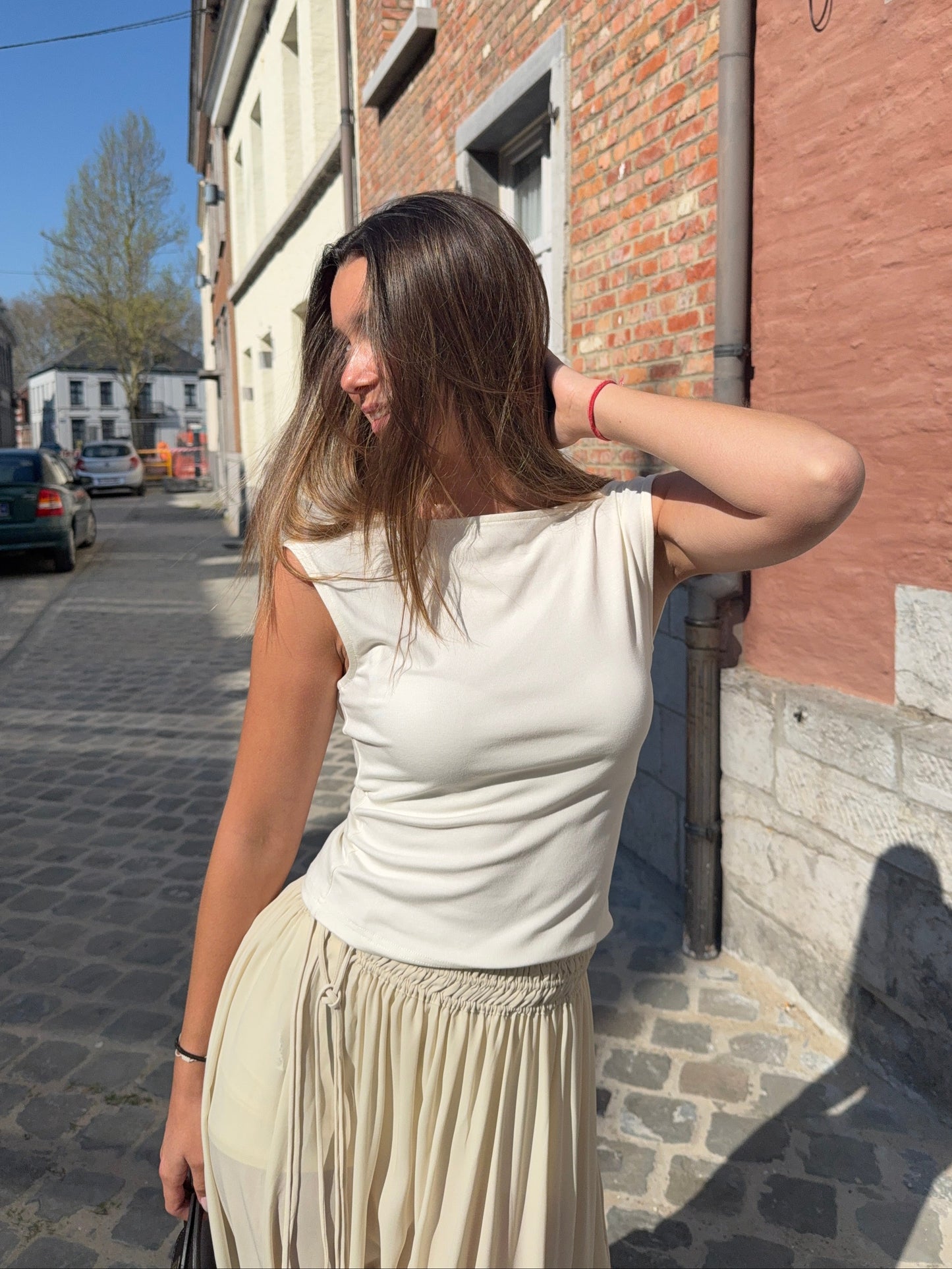 Top dos-nu Vérona (blanc)