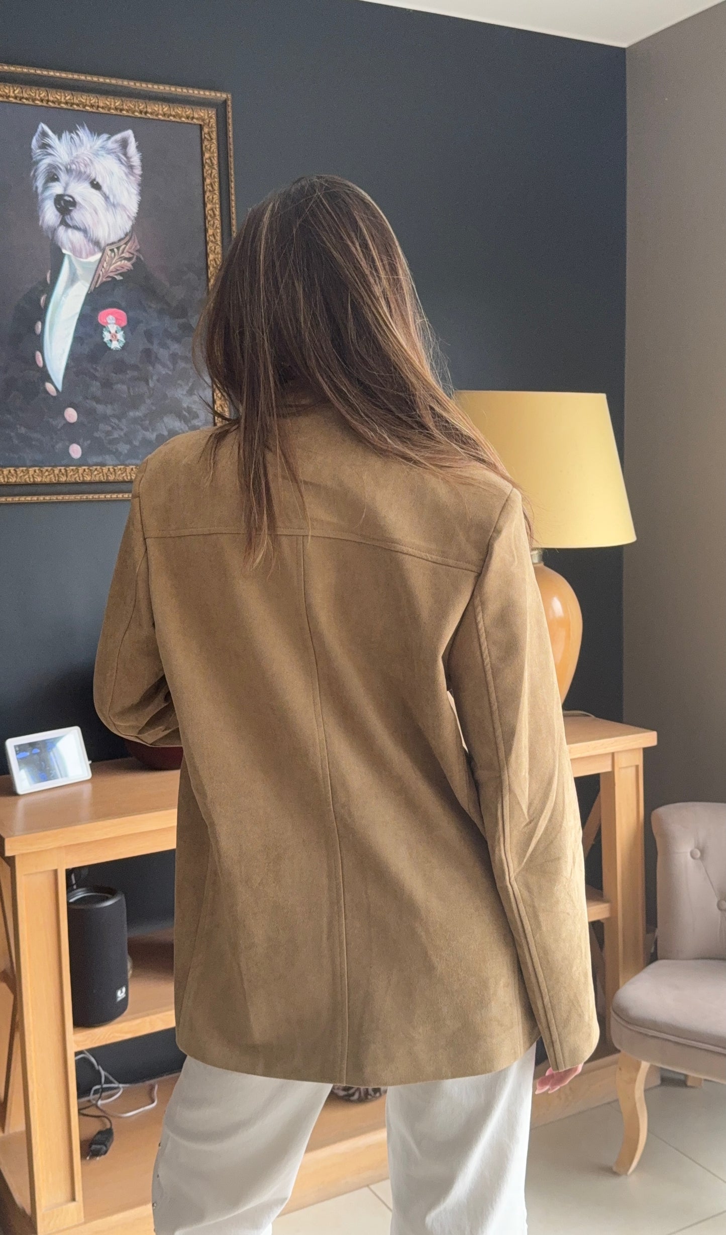 Blazer suédine Éva