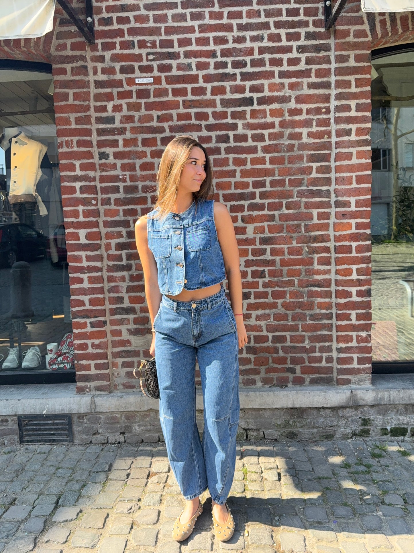 Top en jeans