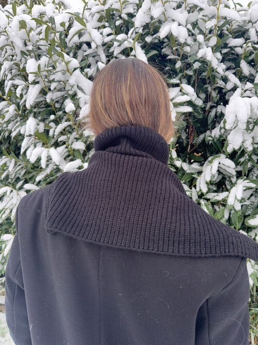 Écharpe col montant (noire)