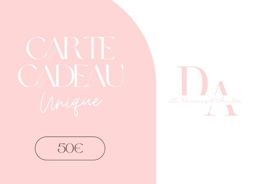 Carte-cadeau d'une valeur de 50€