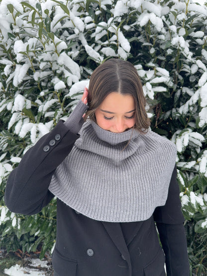 Écharpe col montant (grise)