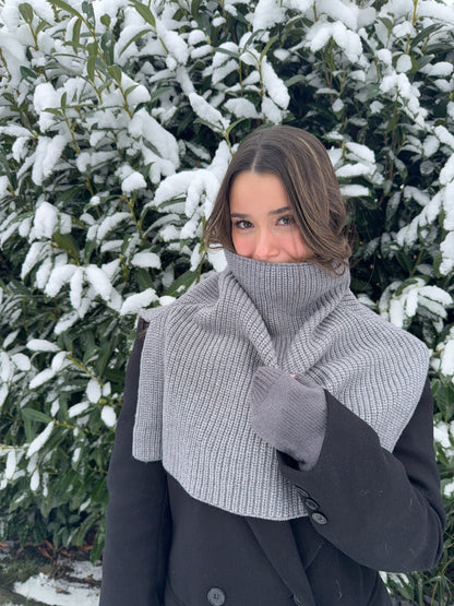 Écharpe col montant (grise)