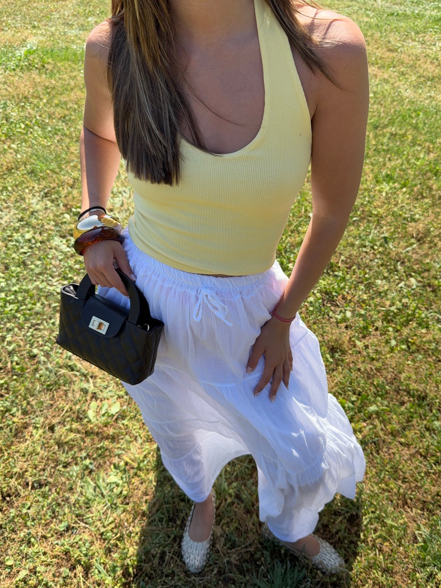 Top jaune Gia