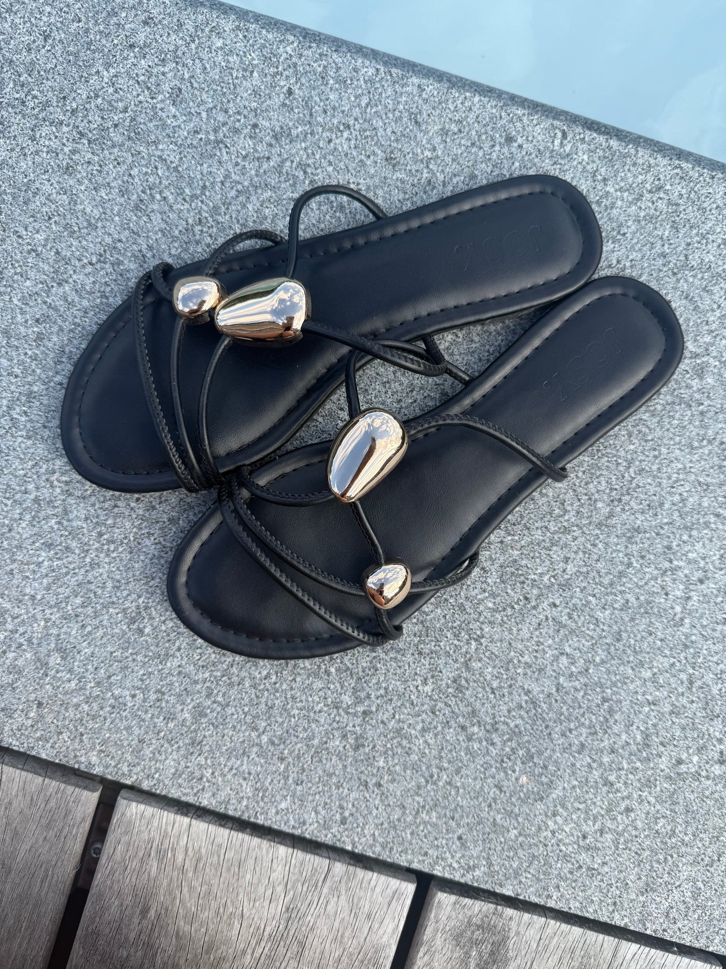 Sandales avec bijoux