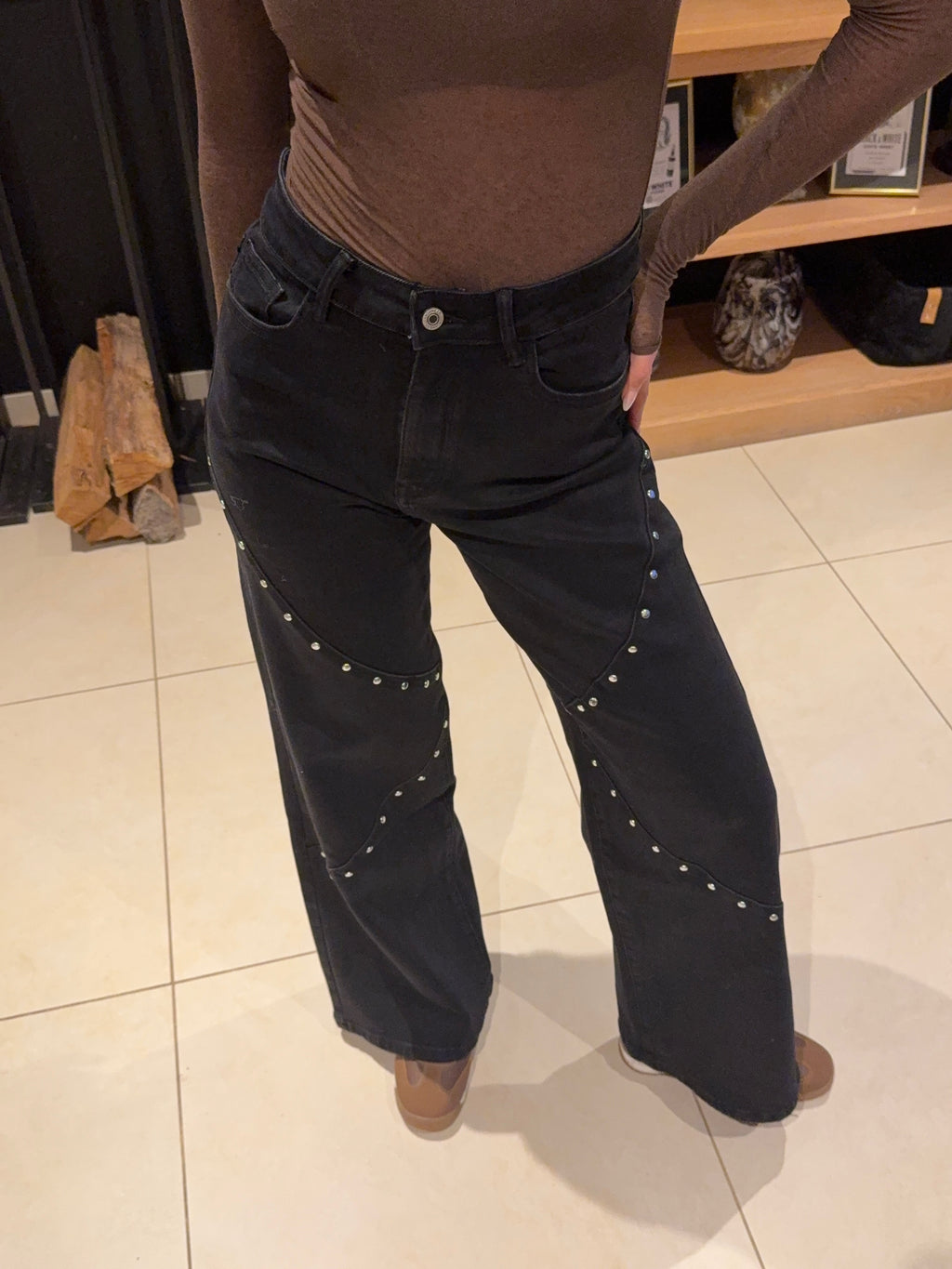 Jeans à clous Nina