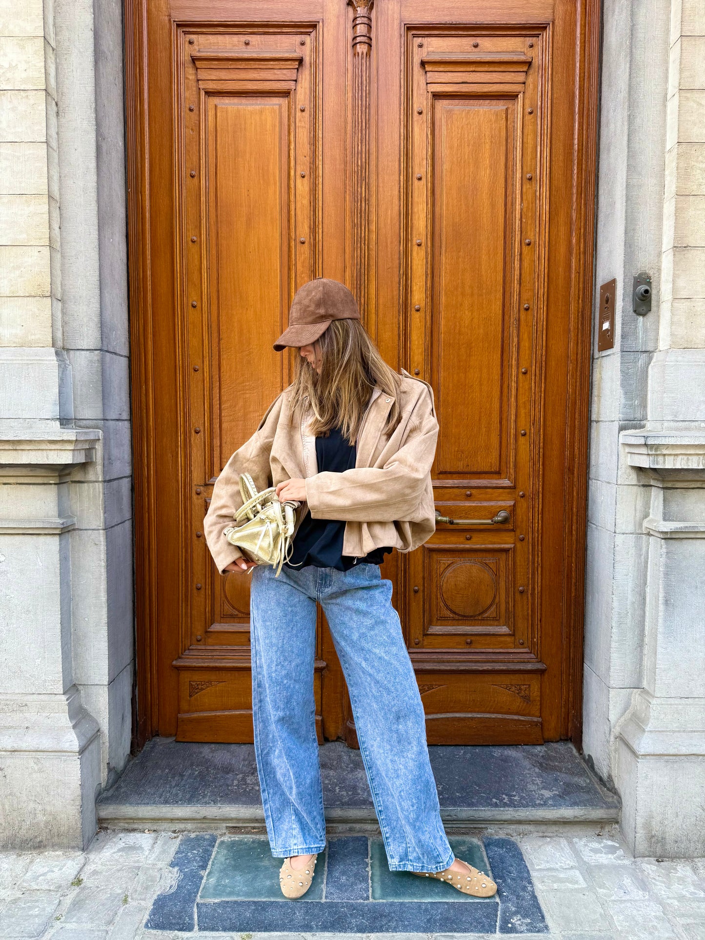 Jeans ballon Jessie (bleu)