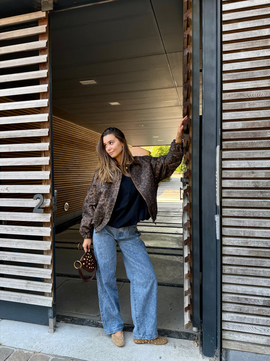 Veste léopard Léonie
