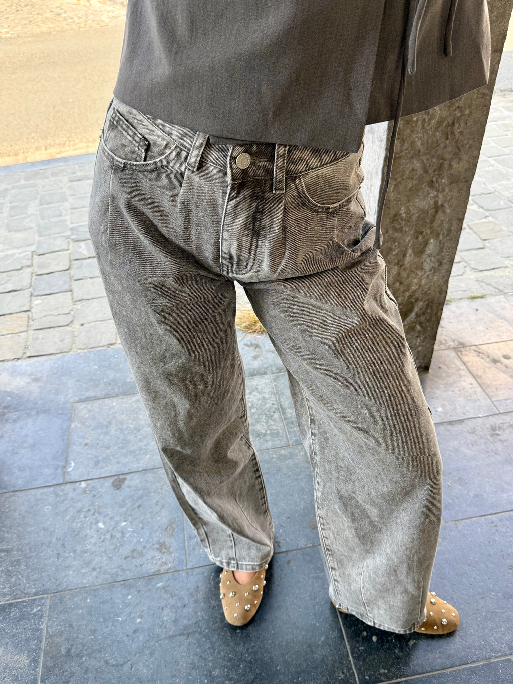 Jeans ballon Jessie (gris)