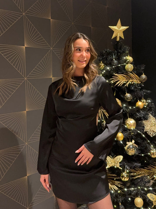 Robe satin Luna