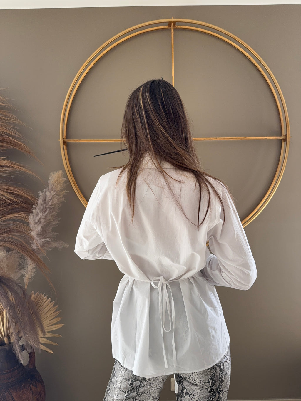 Chemise cintré Pauline (blanc)