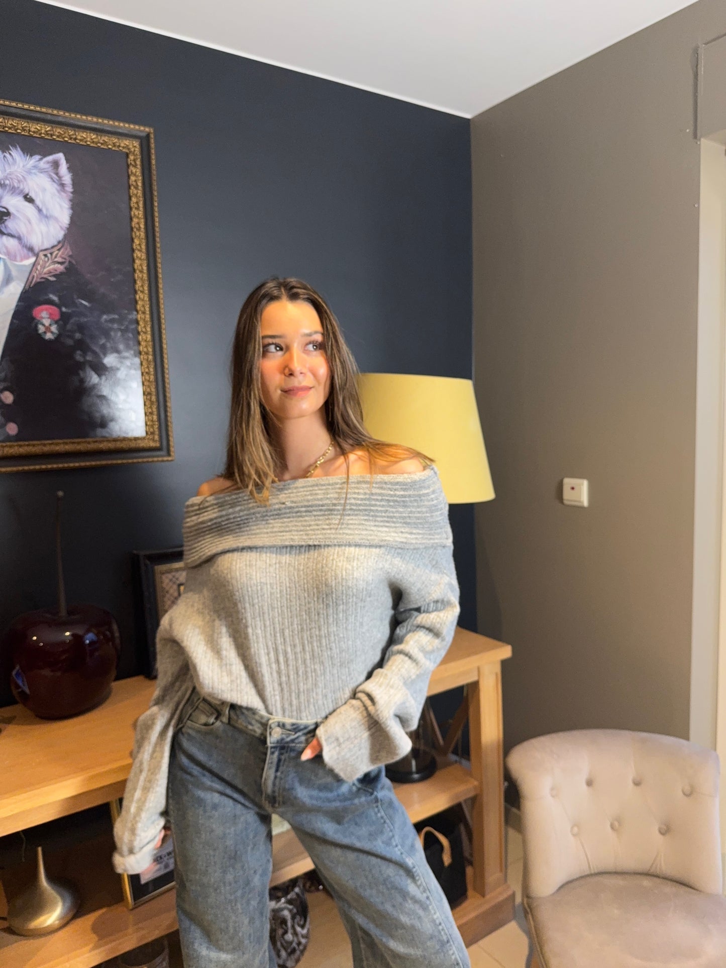 Pull col bardot Léa