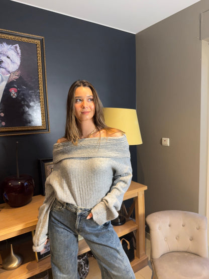 Pull col bardot Léa