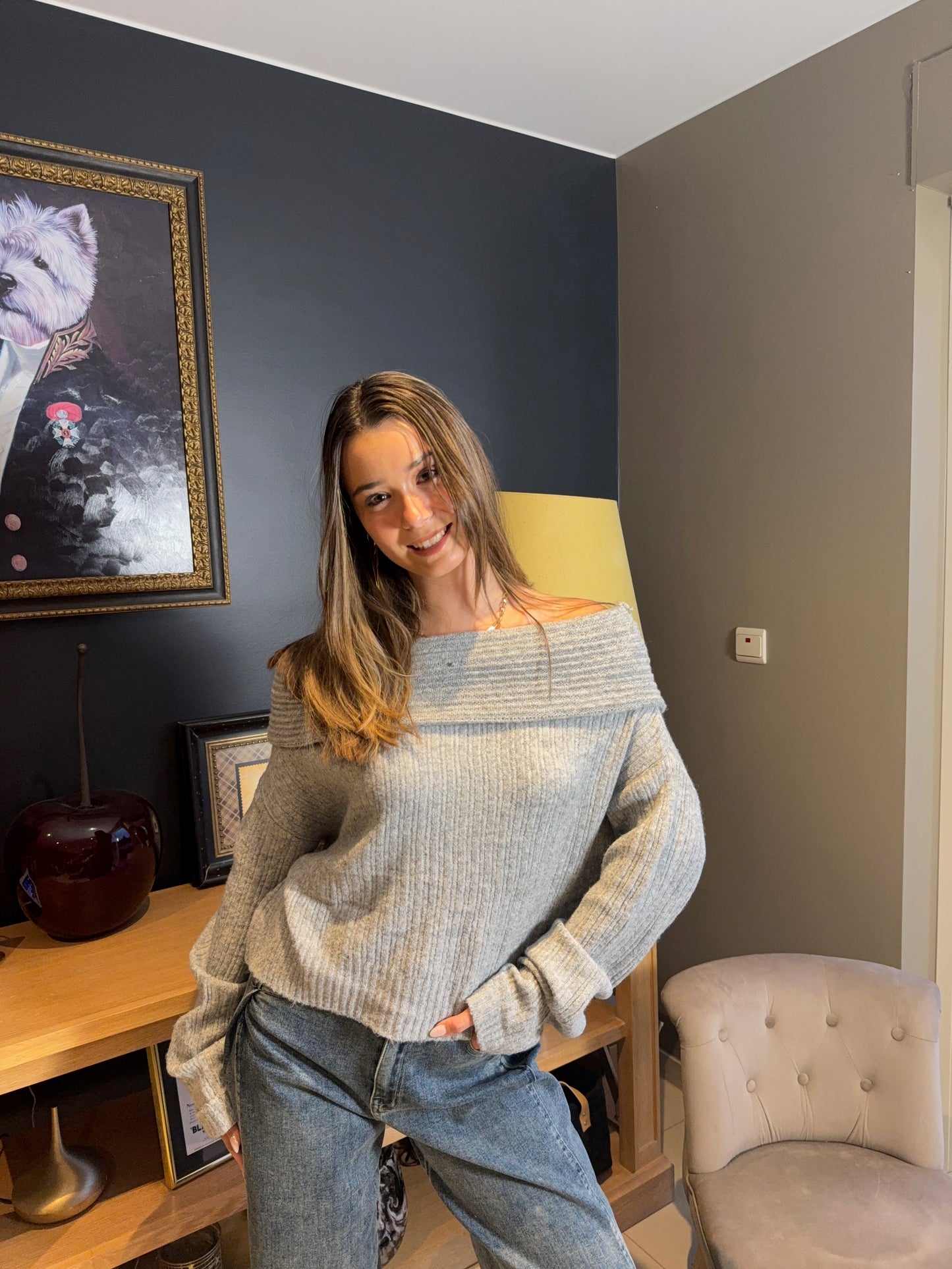Pull col bardot Léa