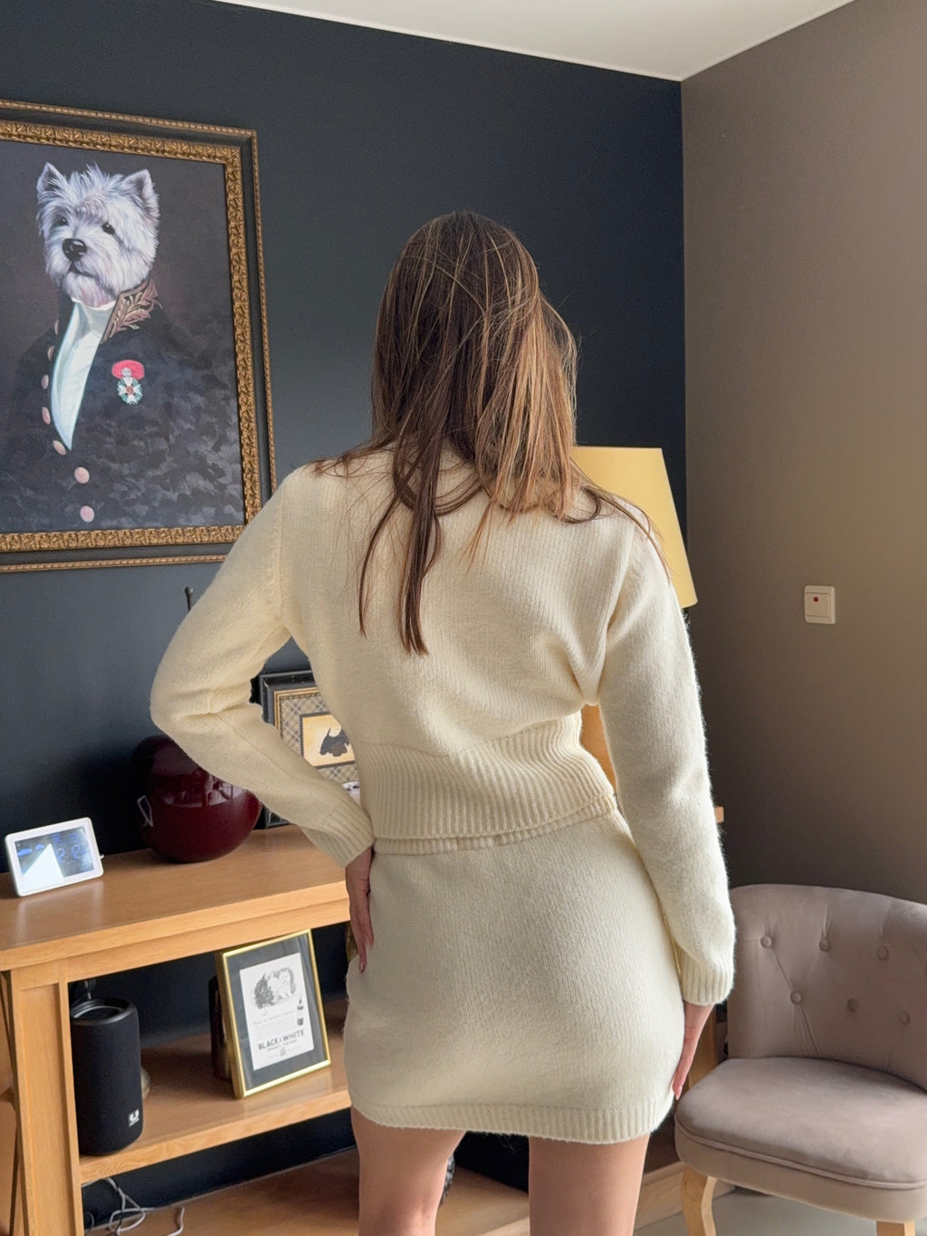 Ensemble maille Rose