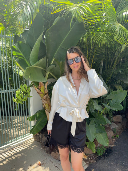Veste satin Giulia