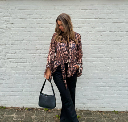Blouse fluide léopard Héloise