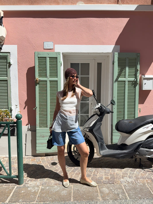 Bermuda en jeans