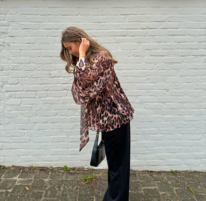 Blouse fluide léopard Héloise