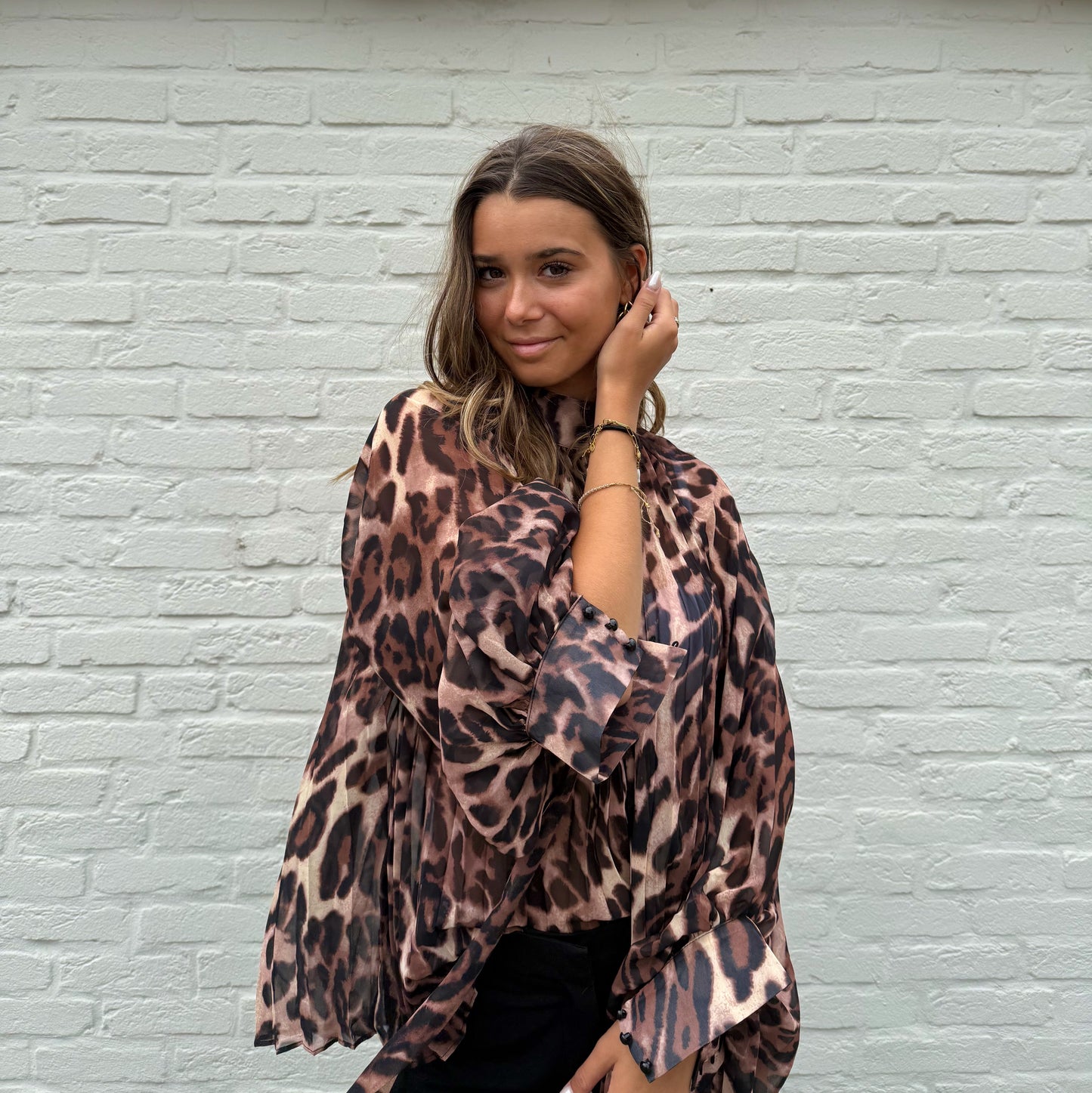 Blouse fluide léopard Héloise