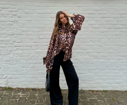 Blouse fluide léopard Héloise