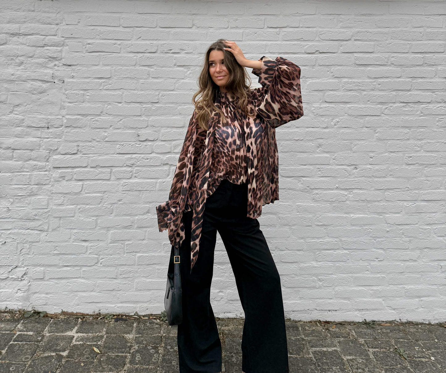 Blouse fluide léopard Héloise