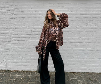 Blouse fluide léopard Héloise