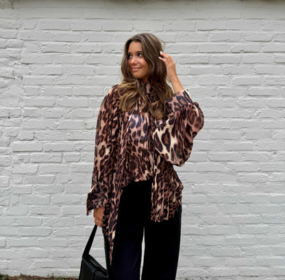 Blouse fluide léopard Héloise