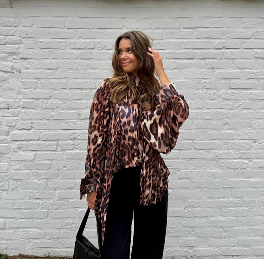 Blouse fluide léopard Héloise