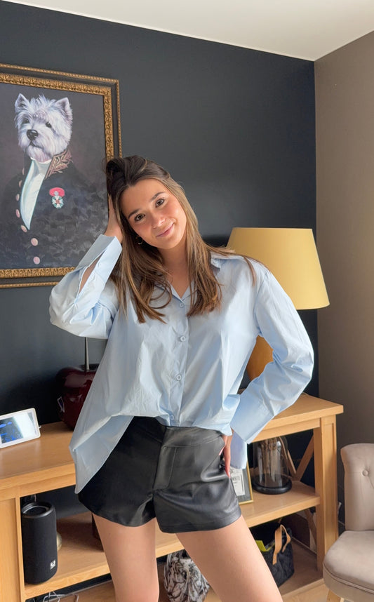Chemise dos ouvert Amélie
