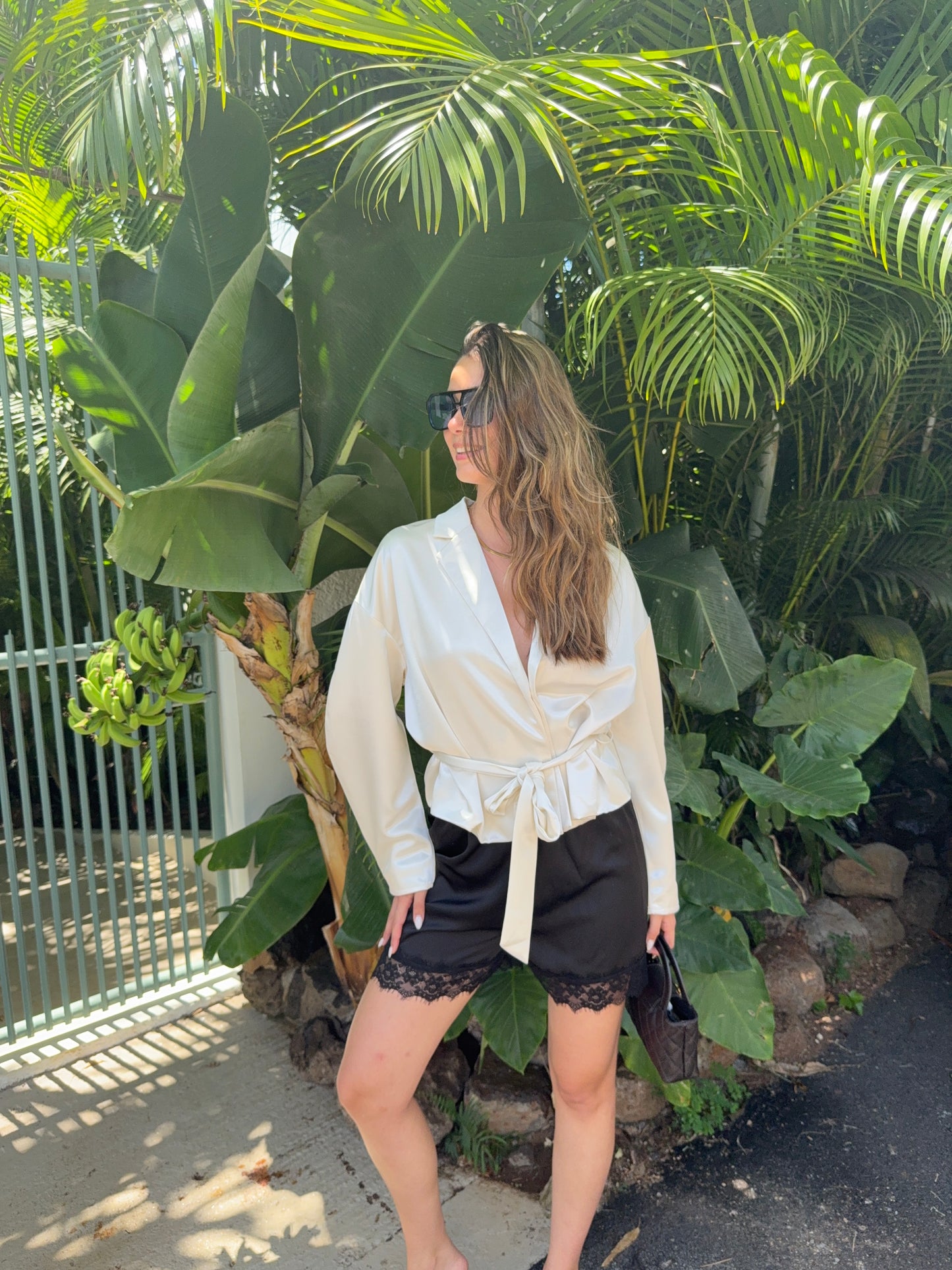 Veste satin Giulia