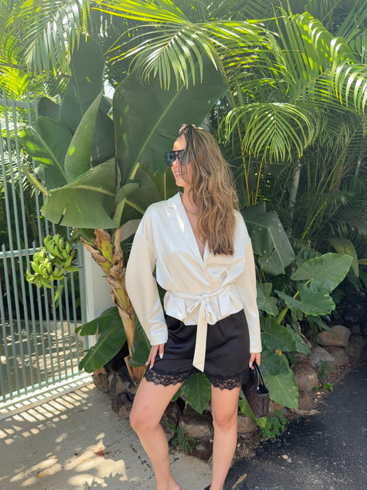 Veste satin Giulia