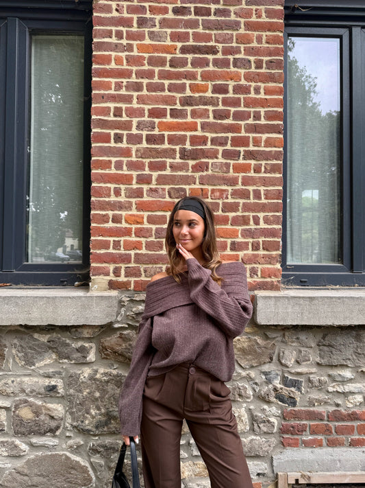 Pull col bardot Florine