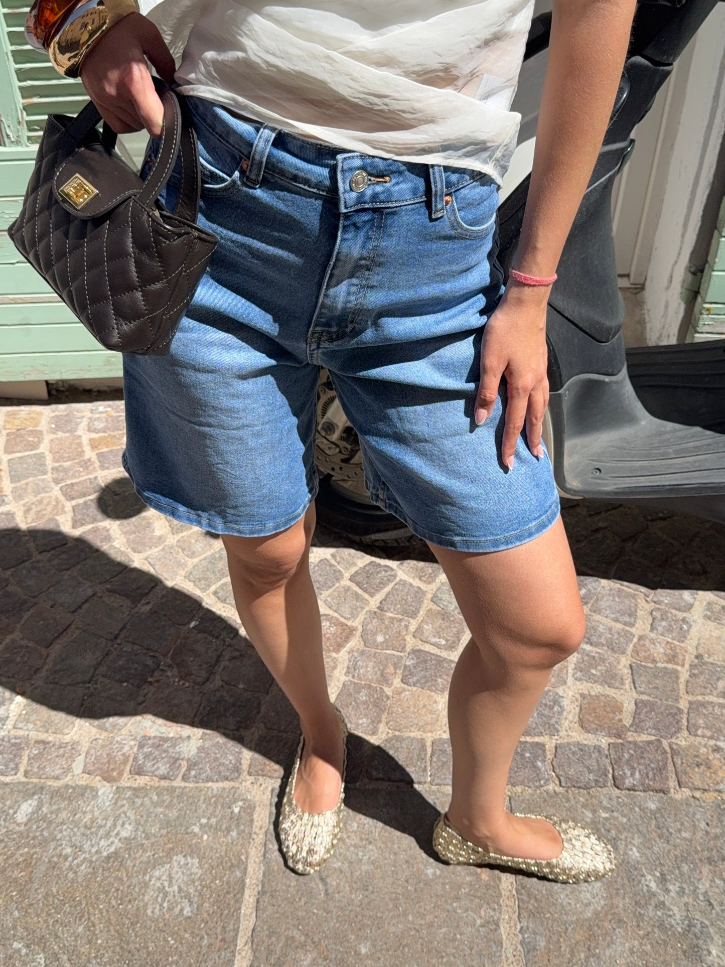 Bermuda en jeans