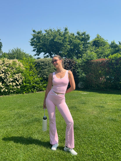 Ensemble de sport rose