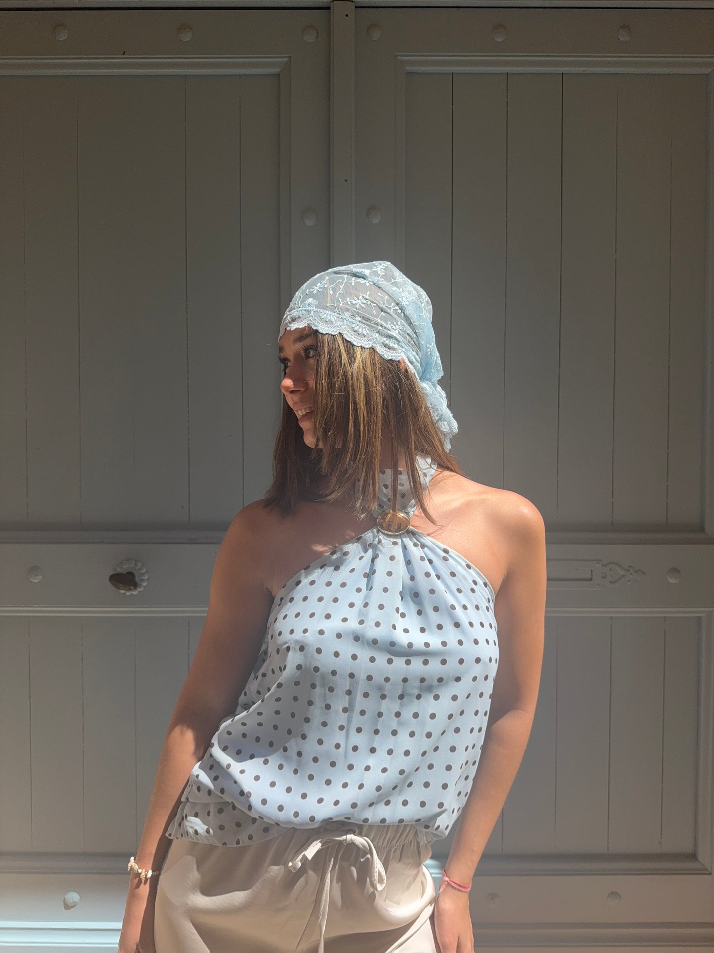 Foulard bleu