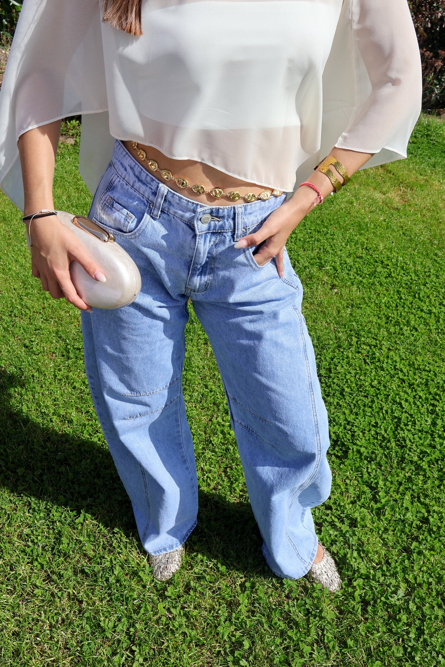 Jeans mid blue