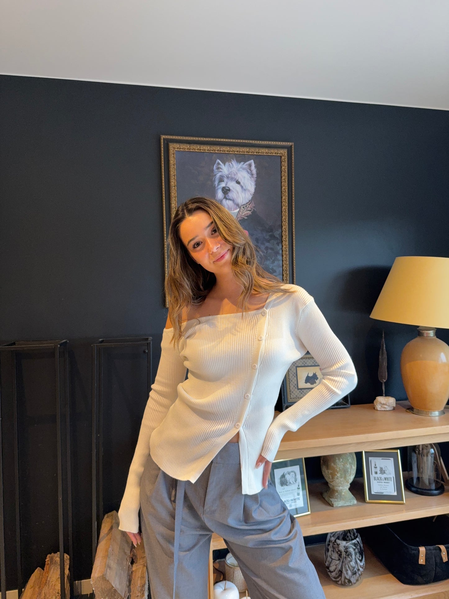 Cardigan asymétrique Lola