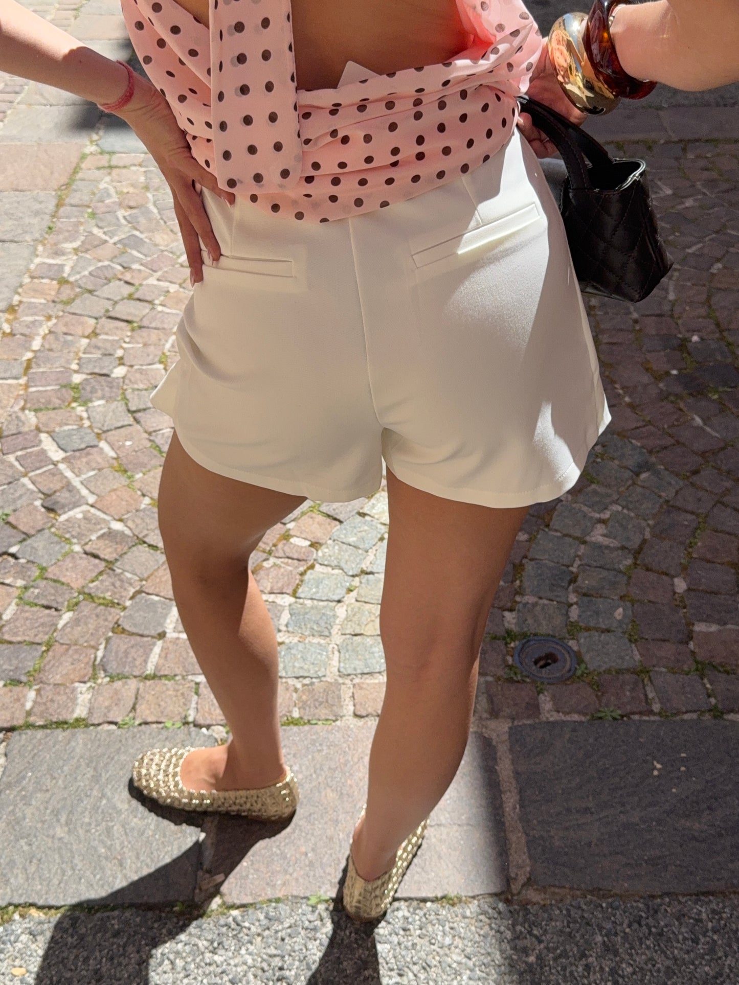 Jupe-short (blanche)