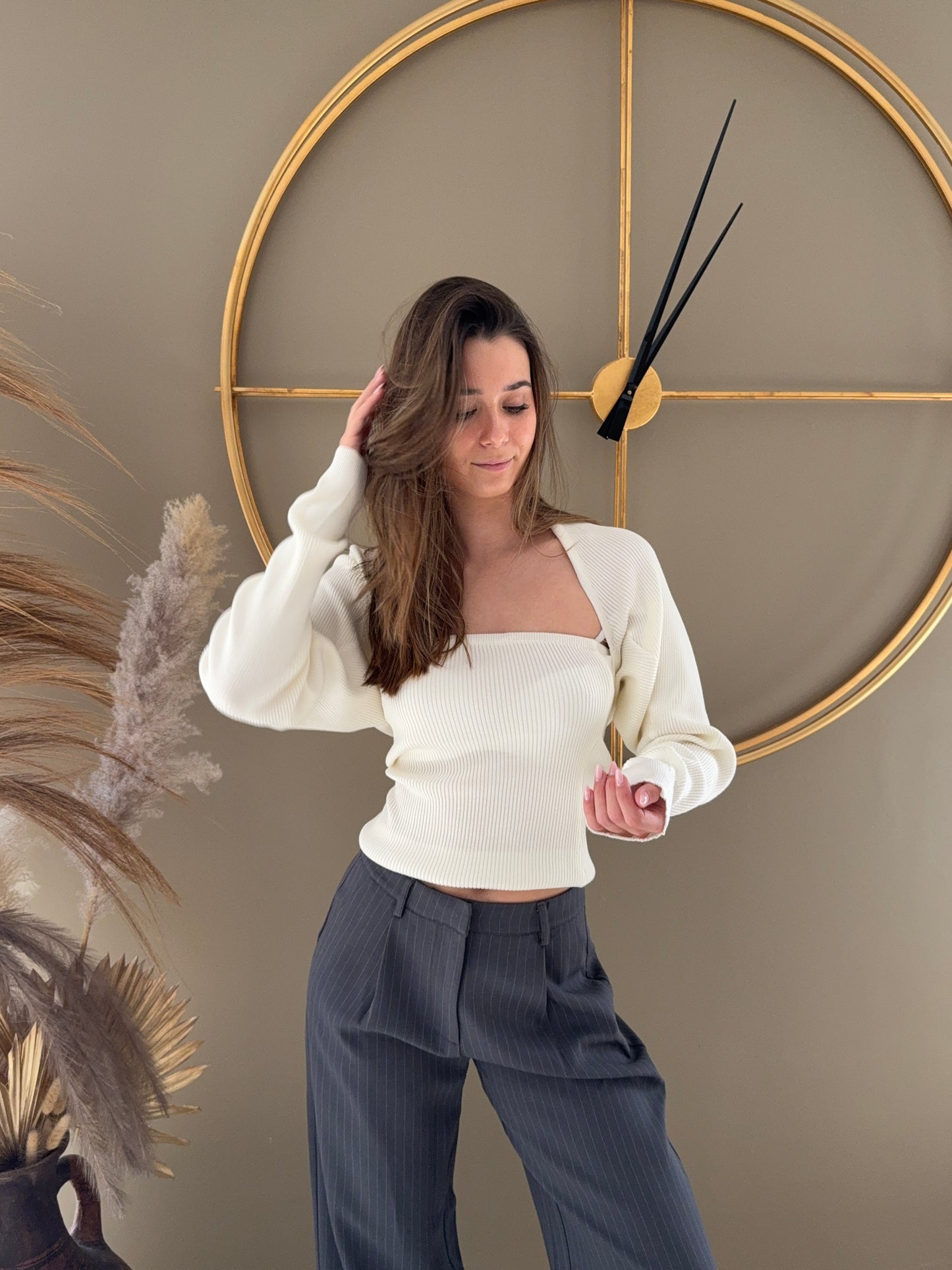 Ensemble bustier et gilet
