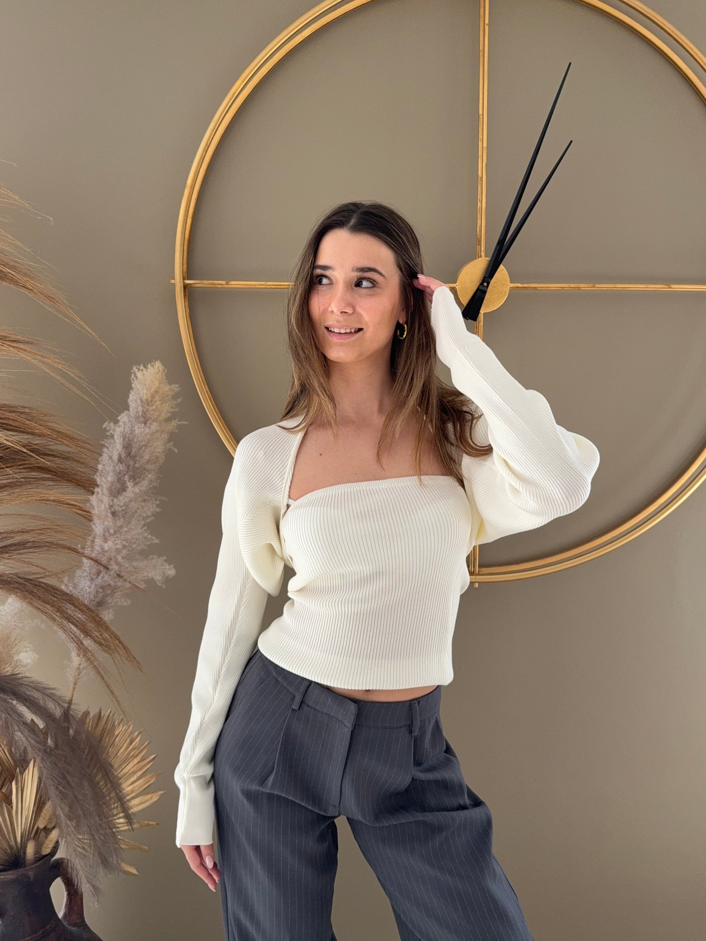 Ensemble bustier et gilet