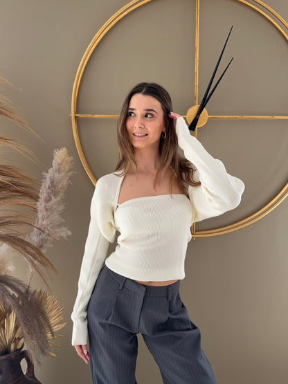 Ensemble bustier et gilet