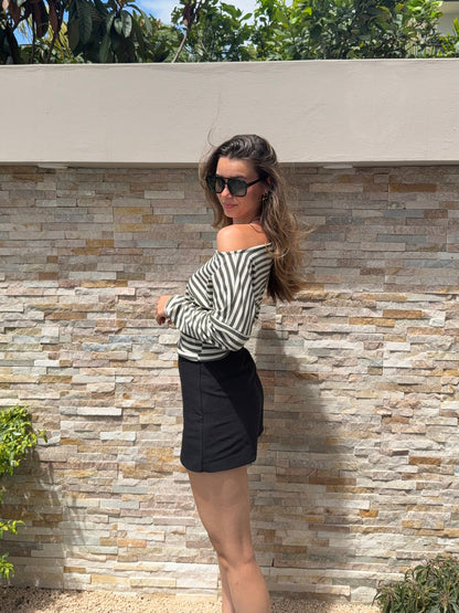 Top lignée asymétrique Alya