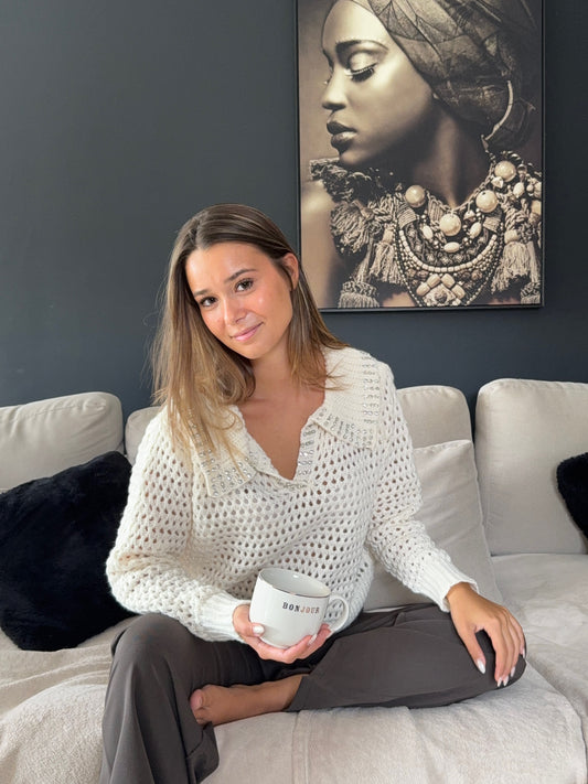 Pull maille strass Lilou