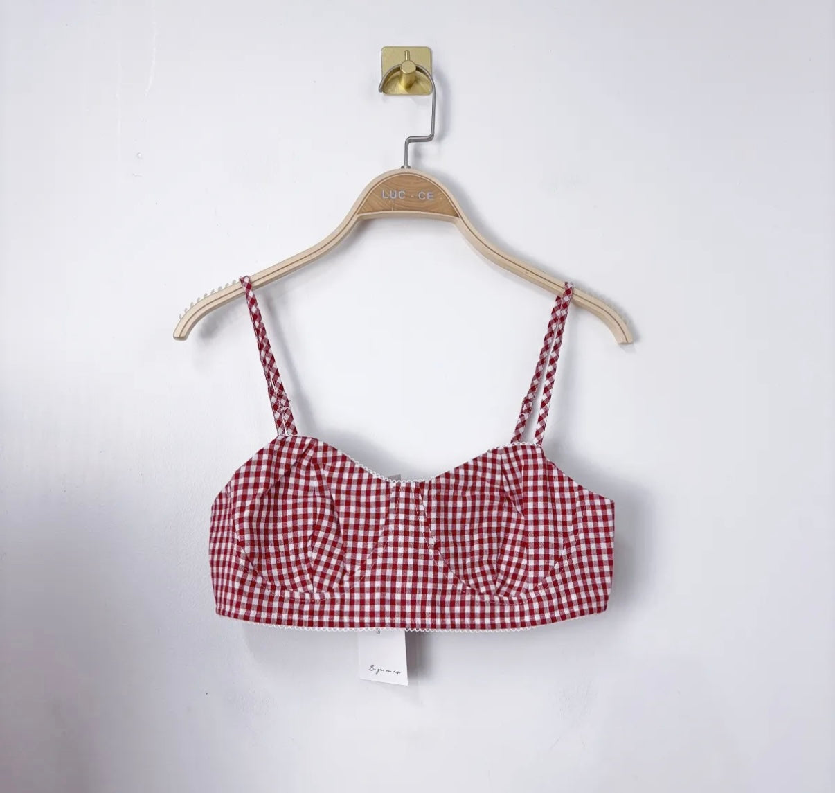 Brassière vichy