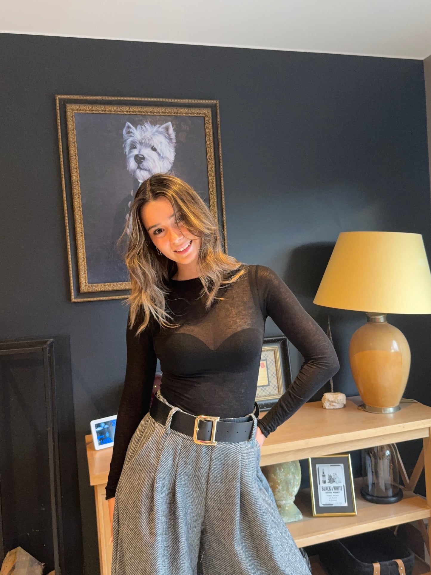 Top cachemire (noir)