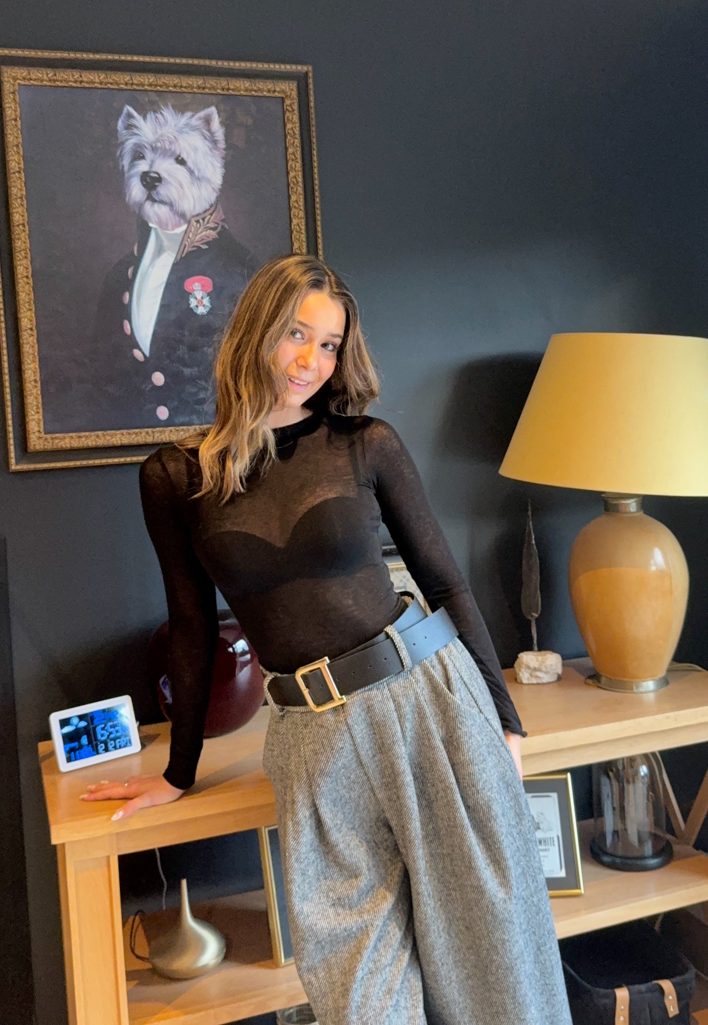 Top cachemire (noir)