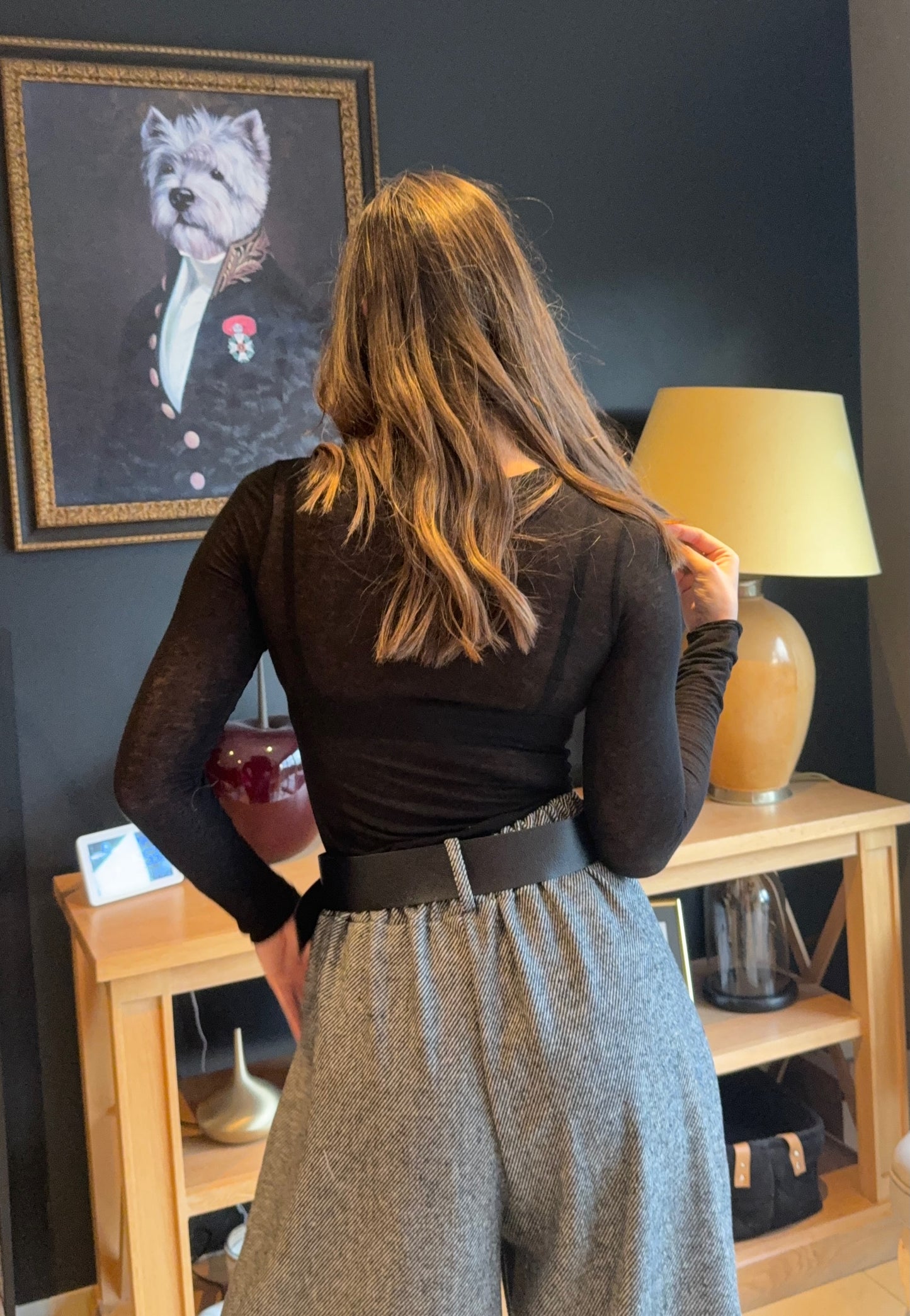 Top cachemire (noir)