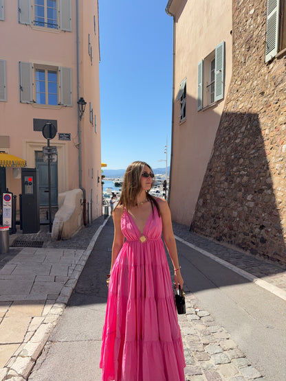 Robe soleil rose