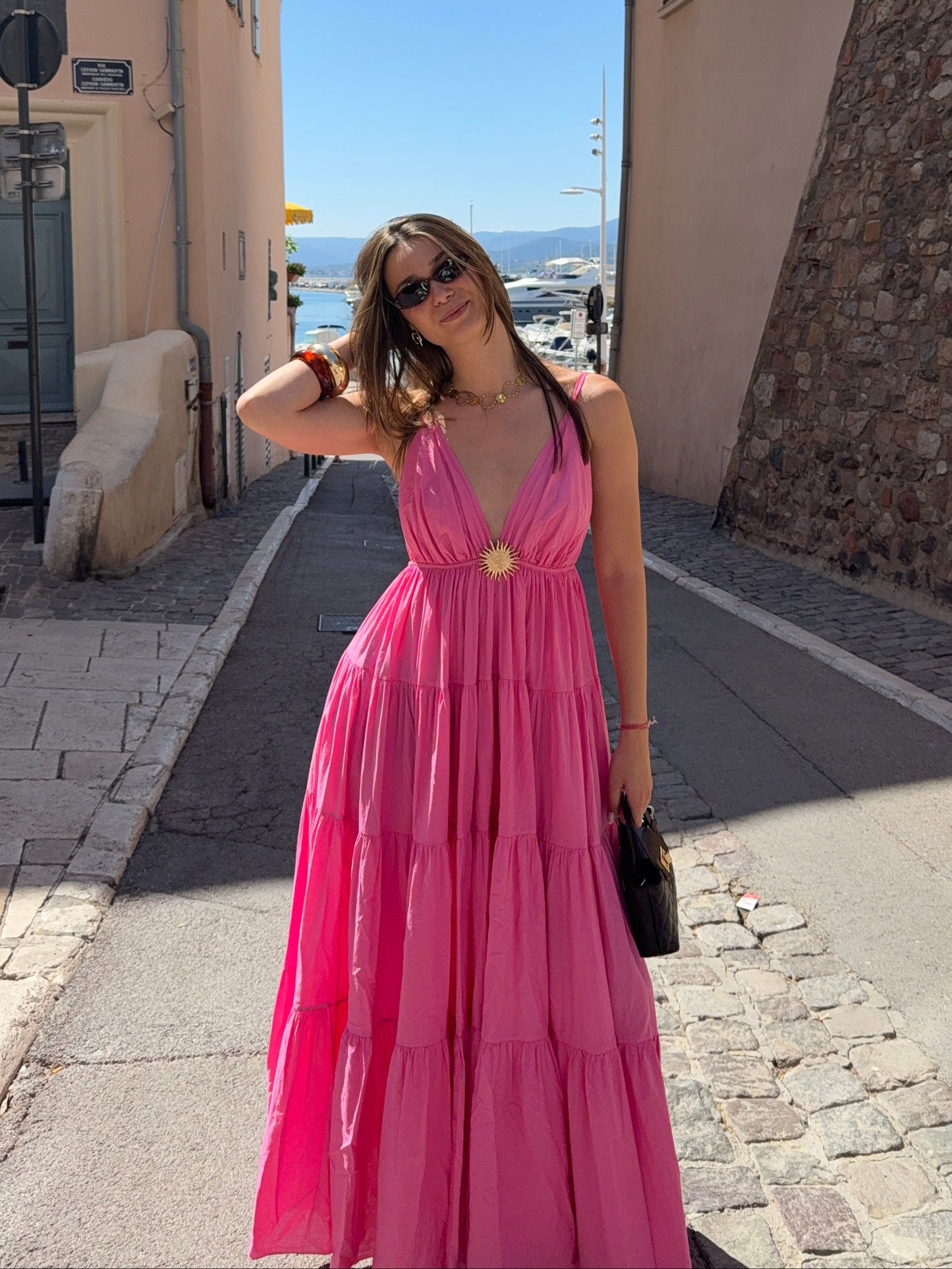 Robe soleil rose